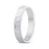 Thumbnail Image 2 of Hammered Wedding Band 10K White Gold 4.4mm