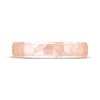 Thumbnail Image 3 of Hammered Wedding Band 10K Rose Gold 4.4mm