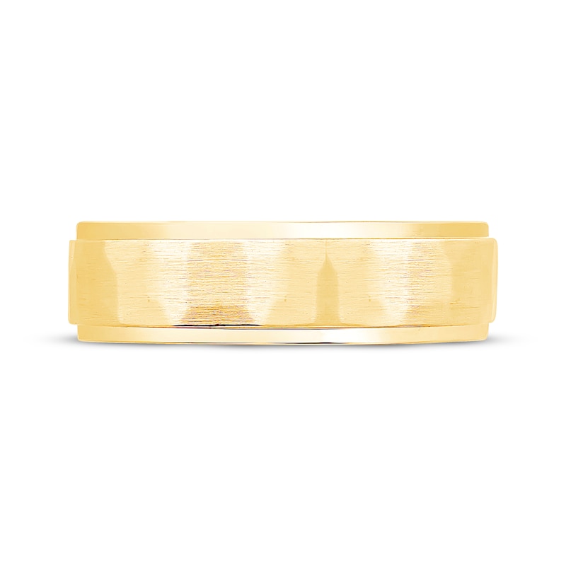 Main Image 3 of Brushed Wedding Band 10K Yellow Gold 6mm