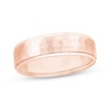 Thumbnail Image 1 of Brushed Wedding Band 10K Rose Gold 6mm