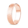 Thumbnail Image 2 of Brushed Wedding Band 10K Rose Gold 6mm