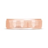 Thumbnail Image 3 of Brushed Wedding Band 10K Rose Gold 6mm