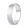 Thumbnail Image 1 of Brushed Wedding Band 10K White Gold 6mm