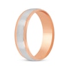 Thumbnail Image 1 of Wedding Band 10K Two-Tone Gold 6mm