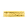 Thumbnail Image 3 of Patterned & Rope-Edged Wedding Band 10K Yellow Gold 6mm