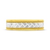 Thumbnail Image 3 of Patterned & Rope-Edged Wedding Band 10K Two-Tone Gold 6mm