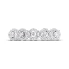 Thumbnail Image 3 of Diamond Scalloped Fashion Ring 1/2 ct tw 14K White Gold