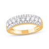 Thumbnail Image 0 of Diamond Three-Row Fashion Ring 1 ct tw 14K Yellow Gold