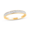 Thumbnail Image 1 of Diamond Two-Row Pavé Fashion Ring 1/5 ct tw 14K Yellow Gold