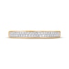 Thumbnail Image 3 of Diamond Two-Row Pavé Fashion Ring 1/5 ct tw 14K Yellow Gold