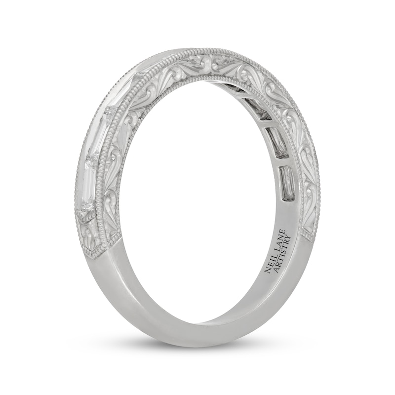 Neil Lane Artistry Heritage Baguette-Cut Lab-Grown Diamond Wedding Band 1/2 ct tw Platinum