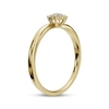 Thumbnail Image 1 of Diamond Flower Promise Ring 1/10 ct tw 10K Yellow Gold
