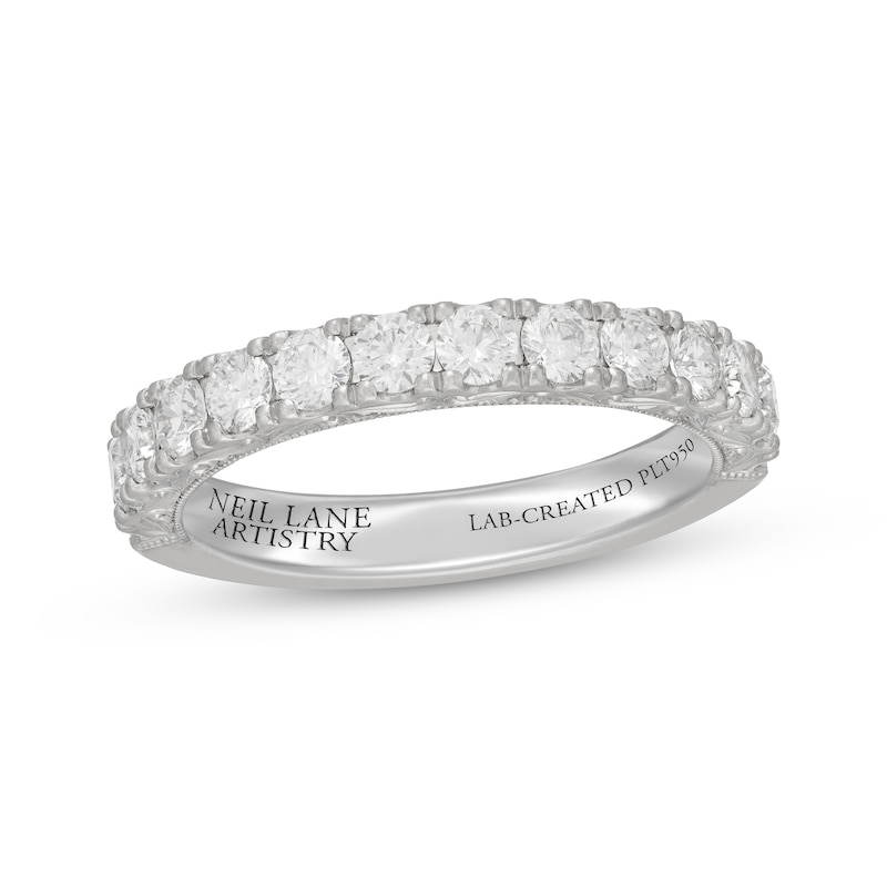 Neil Lane Artistry Heritage Lab-Grown Diamond Wedding Band 1 ct tw Platinum