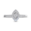 Thumbnail Image 2 of Multi-Diamond Marquise Frame Ring 1/5 ct tw 10K White Gold