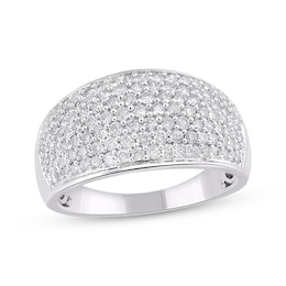 Diamond Multi-Row Ring 1 ct tw 10K White Gold