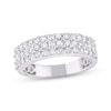 Thumbnail Image 1 of Diamond Three-Row Ring 1 ct tw 10K White Gold