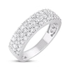 Thumbnail Image 2 of Diamond Three-Row Ring 1 ct tw 10K White Gold