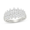 Thumbnail Image 0 of Lab-Grown Diamonds by KAY Graduated Cluster Ring 2 ct tw 10K White Gold