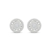 Thumbnail Image 2 of Multi-Diamond Stud Earrings 1/4 ct tw Sterling Silver