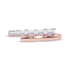 Thumbnail Image 3 of Baguette-Cut Diamond Wrap Ring 1/4 ct tw 14K Rose Gold