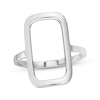 Thumbnail Image 1 of Oversized Open Rectangle Ring Sterling Silver