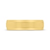 Thumbnail Image 3 of Men's Brushed Wedding Band 10K Yellow Gold 6mm