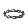 Thumbnail Image 1 of Men's Antique-Finish Nail Link Bracelet Stainless Steel 8.75&quot;