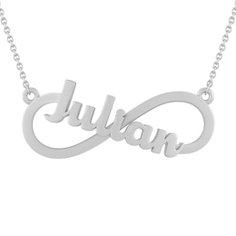 Infinity Nameplate Necklace (1 Name)