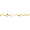 Thumbnail Image 3 of Polished Hollow Infinity Twist Link Bracelet 10K Yellow Gold 7.75”