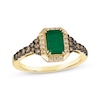 Thumbnail Image 1 of Le Vian Emerald & Diamond Ring 1/3 ct tw 14K Honey Gold