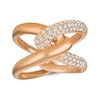 Thumbnail Image 1 of Le Vian Diamond Twist Link Ring 3/4 ct tw 14K Strawberry Gold