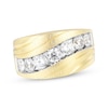 Thumbnail Image 1 of Men's Lab-Grown Diamonds by KAY Wedding Band 2 ct tw 14K Yellow Gold