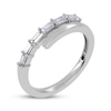 Thumbnail Image 2 of Baguette-Cut Diamond Wrap Ring 1/4 ct tw 14K White Gold