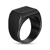 Thumbnail Image 2 of Men's Rectangle-Cut Onyx Ring Black Ion-Plated Stainless Steel