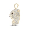 Thumbnail Image 2 of Men's Diamond & Lab-Grown Ruby Tiger Head Charm 1-1/2 ct tw 10K Yellow Gold