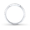 Thumbnail Image 2 of THE LEO Wedding Band 1/5 ct tw Round-cut 14K White Gold