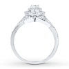 Thumbnail Image 1 of Diamond Bridal Set 5/8 ct tw Round-cut 14K White Gold