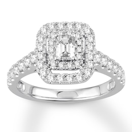 Adore Emerald-Cut Diamond Engagement Ring 1 ct tw 14K White Gold