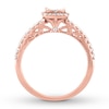 Thumbnail Image 2 of Diamond Engagement Ring 1/2 ct tw Round-cut 14K Rose Gold