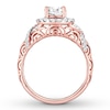 Thumbnail Image 2 of Diamond Engagement Ring 1-1/6 ct tw Round-cut 14K Rose Gold