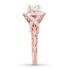 Thumbnail Image 3 of Diamond Engagement Ring 1-1/6 ct tw Round-cut 14K Rose Gold