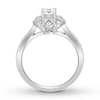 Thumbnail Image 1 of Diamond Engagement Ring 3/4 ct tw Round-cut 14K White Gold