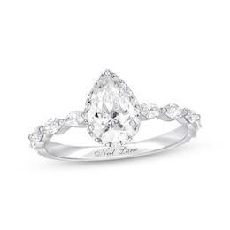 Neil Lane Premiere Diamond Engagement Ring 1-1/2 ct tw 14K Gold