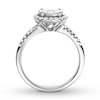 Thumbnail Image 2 of Diamond Engagement Ring 3/4 ct tw Round-cut 14K White Gold