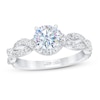 Thumbnail Image 1 of THE LEO First Light Diamond Engagement Ring 1-1/3 ct tw 14K White Gold