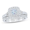 Thumbnail Image 1 of THE LEO First Light Round-Cut Diamond Bridal Set 1-1/5 ct tw 14K White Gold