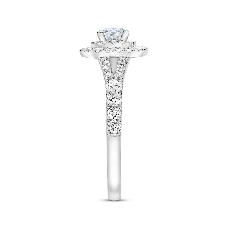 Main Image 2 of THE LEO First Light Diamond Engagement Ring 1 ct tw 14K White Gold