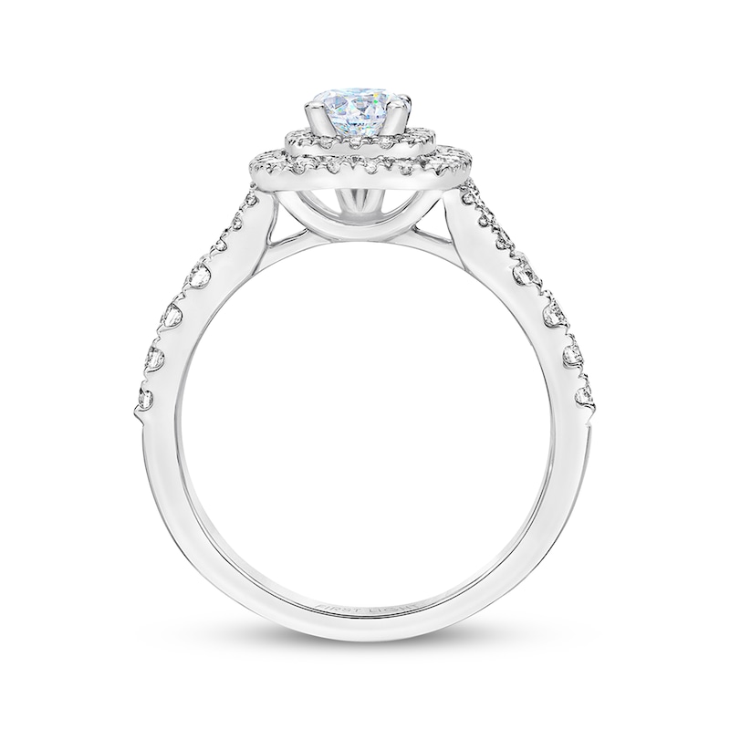 Main Image 3 of THE LEO First Light Diamond Engagement Ring 1 ct tw 14K White Gold