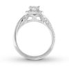 Thumbnail Image 1 of THE LEO Diamond Princess-cut Engagement Ring 1 ct tw 14K White Gold