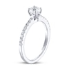 Thumbnail Image 2 of THE LEO Diamond Engagement Ring 3/4 ct tw Round-cut 14K White Gold